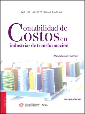 cover image of Contabilidad de costos en industrias de transformación.